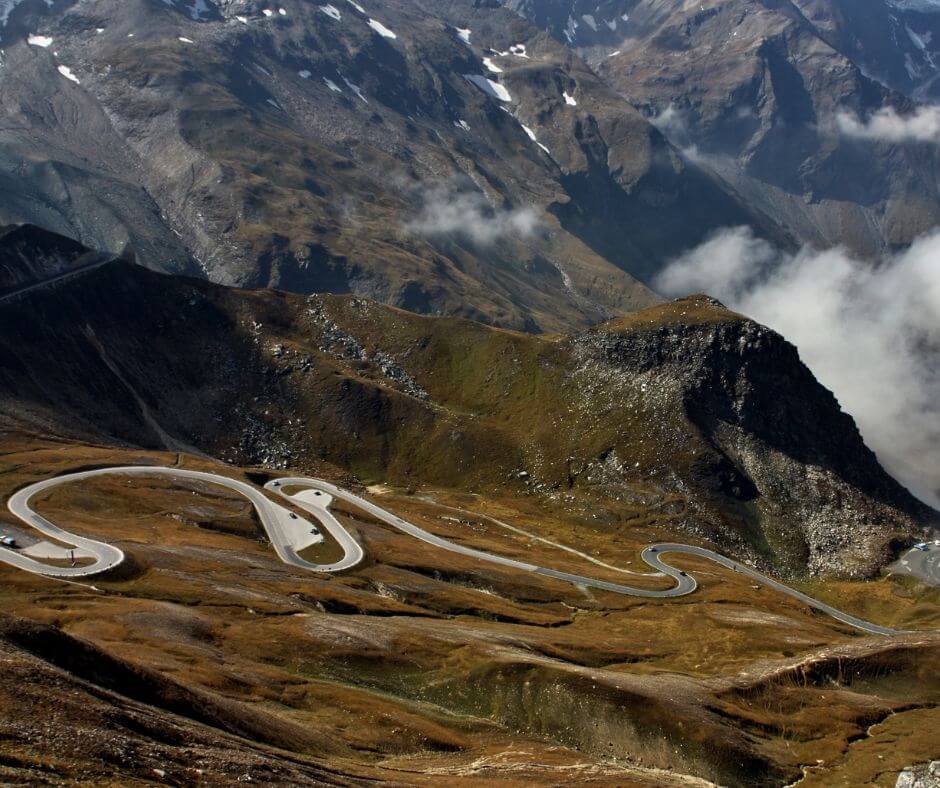 Views of the road in Summer - Alps road trip - Grossglockner High Alpine Road