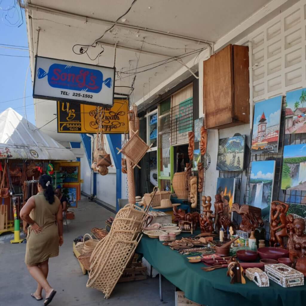 Souvenir shops in Georgetown Guyana