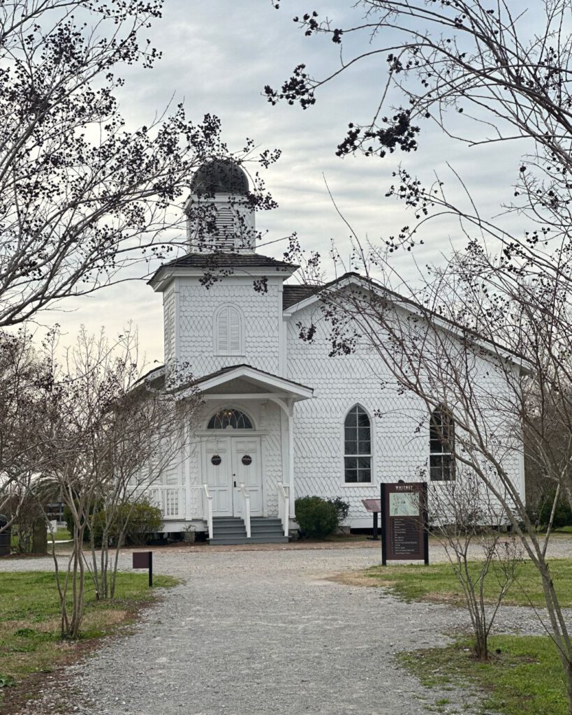 The church inside the Whitney Plantation