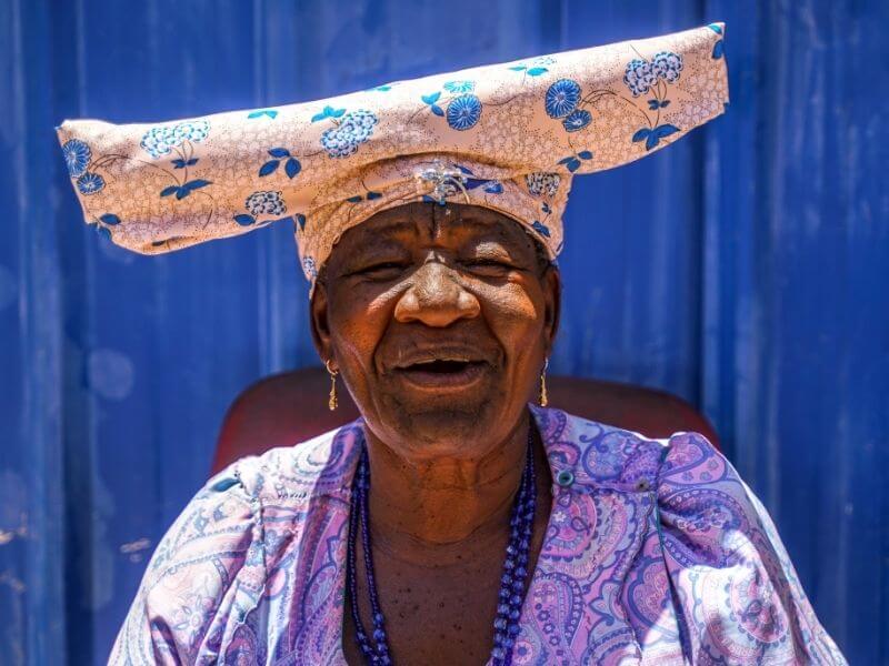 Herero woman in Windhoek