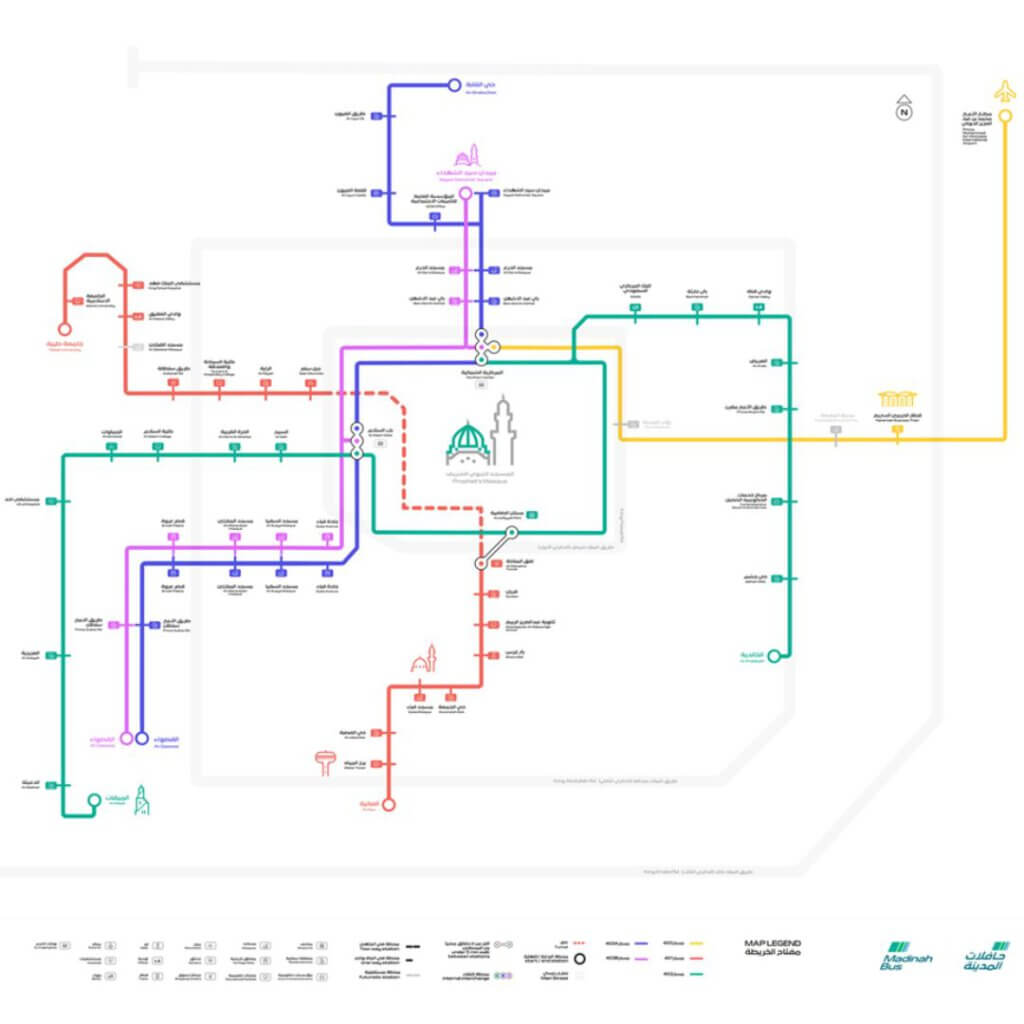 Medina Bus System Map