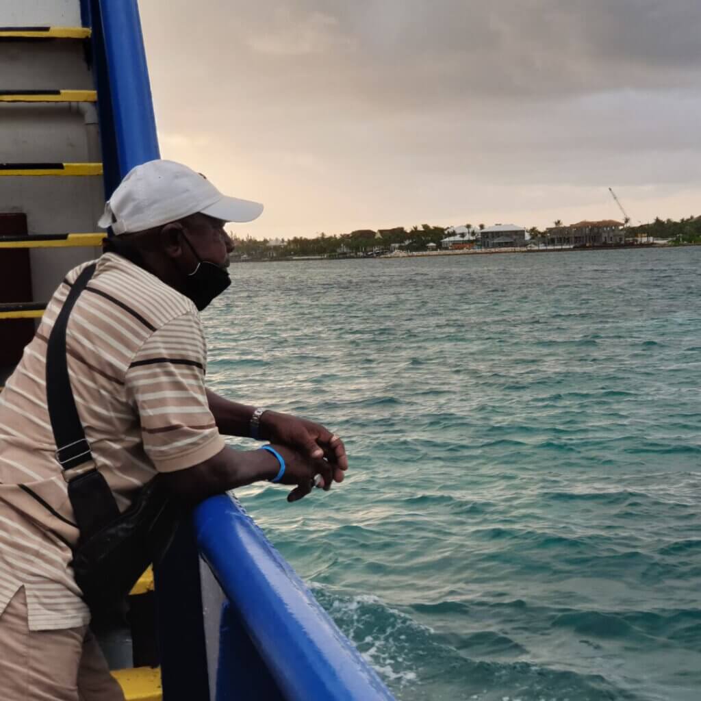 Bahamian man mailboat