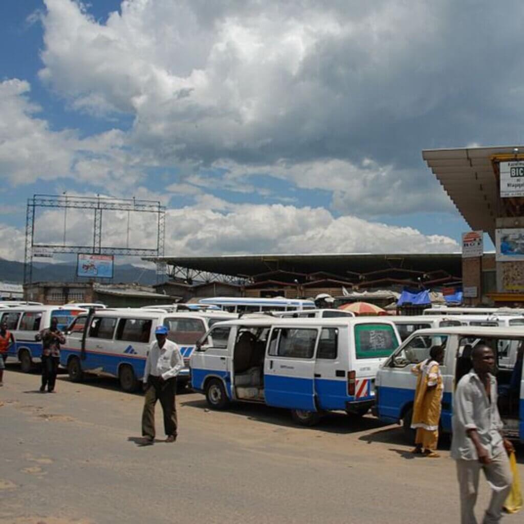 Bus station in Bujumbura