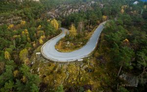 Aerial view in the Stavanger region