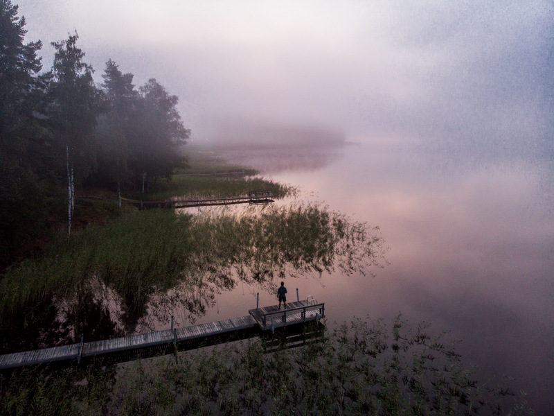 Some private cottages around Lake Saimaa have their own small port with boats and kayaks - Road trip in SaimaaRoad trip in Lake Saimaa