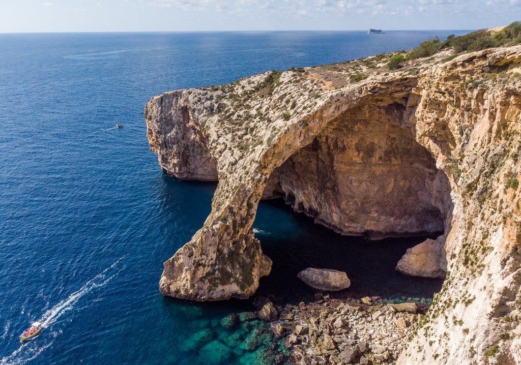 Elephant Rock Malta in Autumm