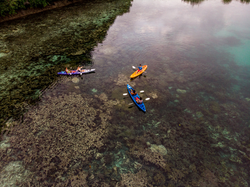 Kayaking in the Rock Islands