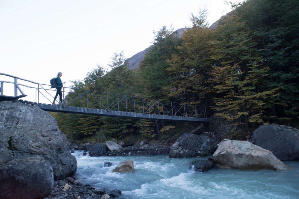 Paths on the "W Trek" - From here travelers go all  the way up to the Base of the three towers.  - Torres del Paine highlights the natural beauty of Chile