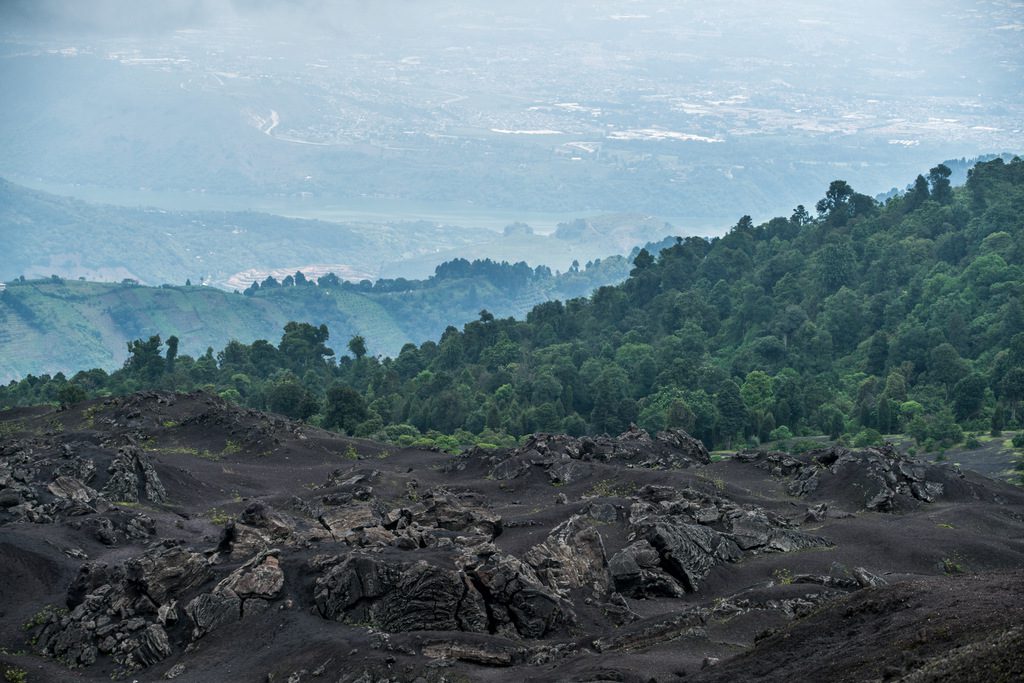 Views of the Guatemalan countryside surrounding Pacaya - Hiking up Pacaya – Guatemala´s most active volcano