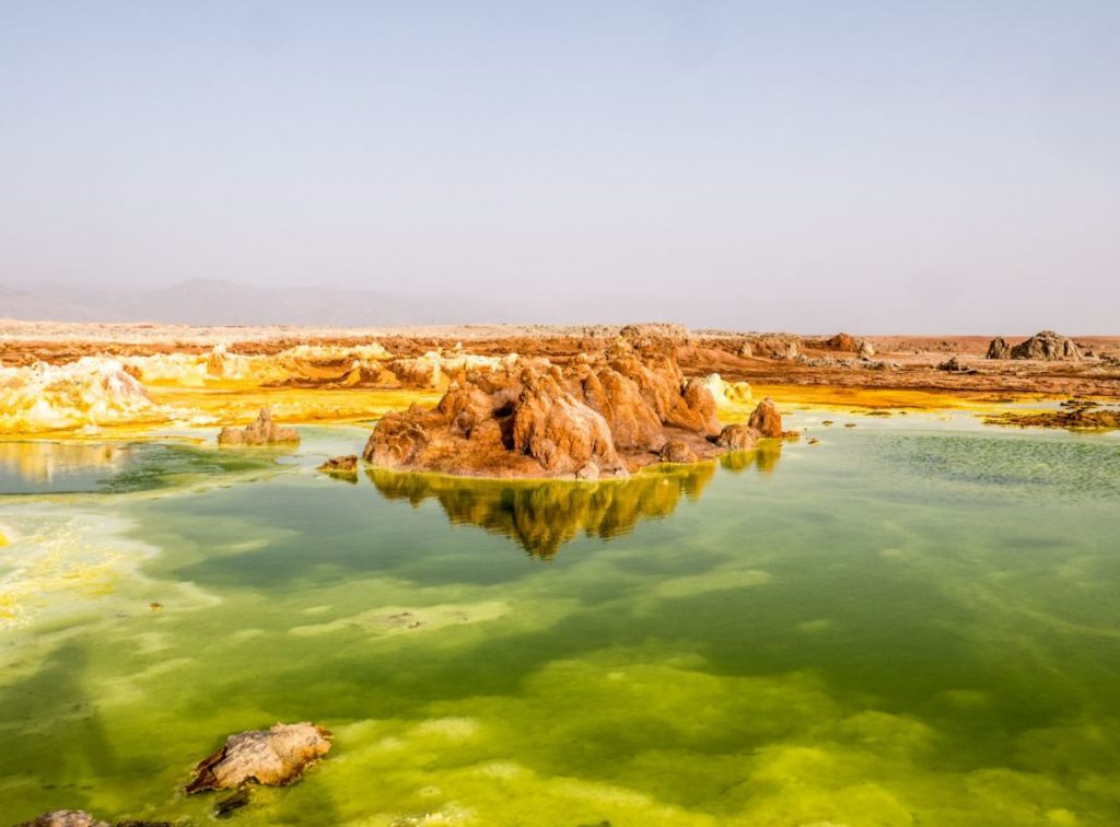 Danakil Ethiopia hottest place on earth