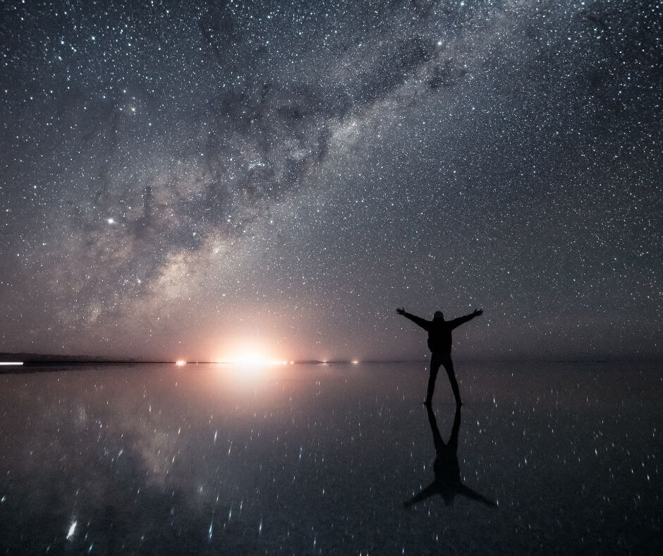 Stargazing in Uyuni Salt Flats