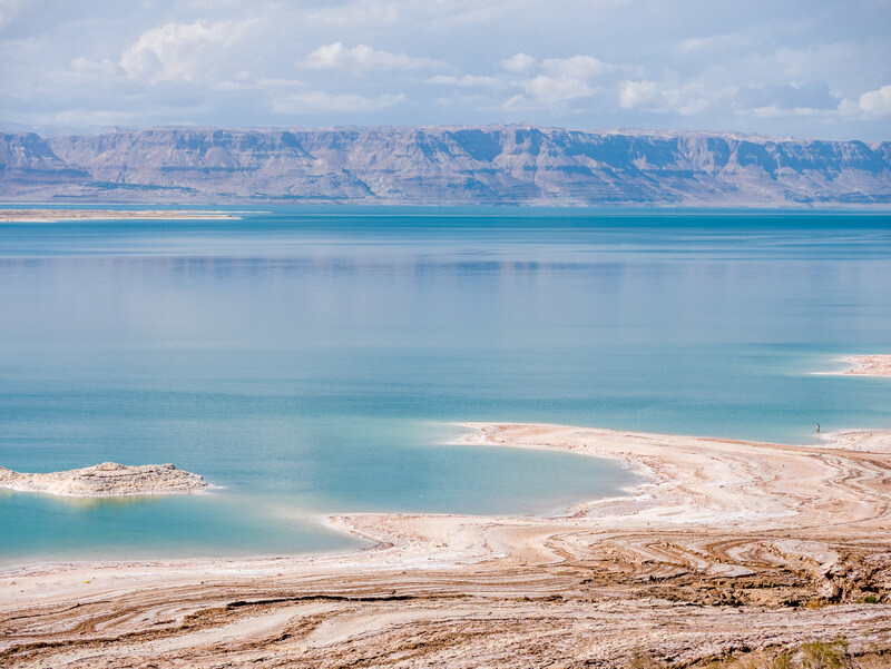 View of the Dead Sea from the Jordan side