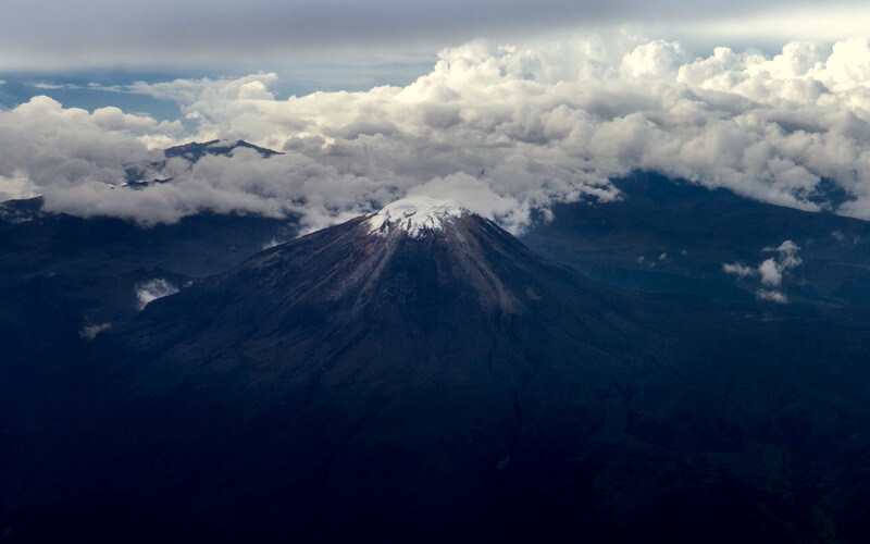 The Andean mountains start in the heart of Colombia