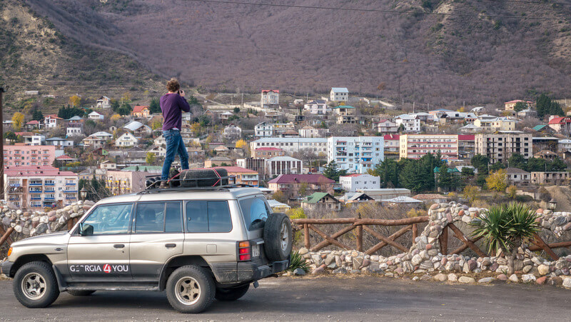 Stopping in the town of Mtskheta to take some photographs