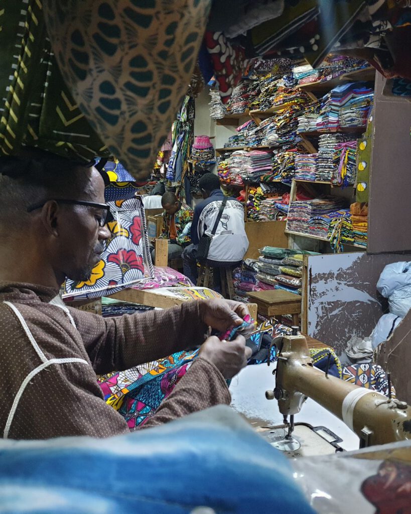 clothes market in Dakar