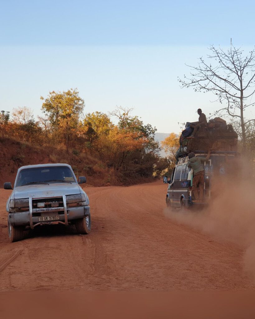 Guinea was also a test of our patience and the road conditions