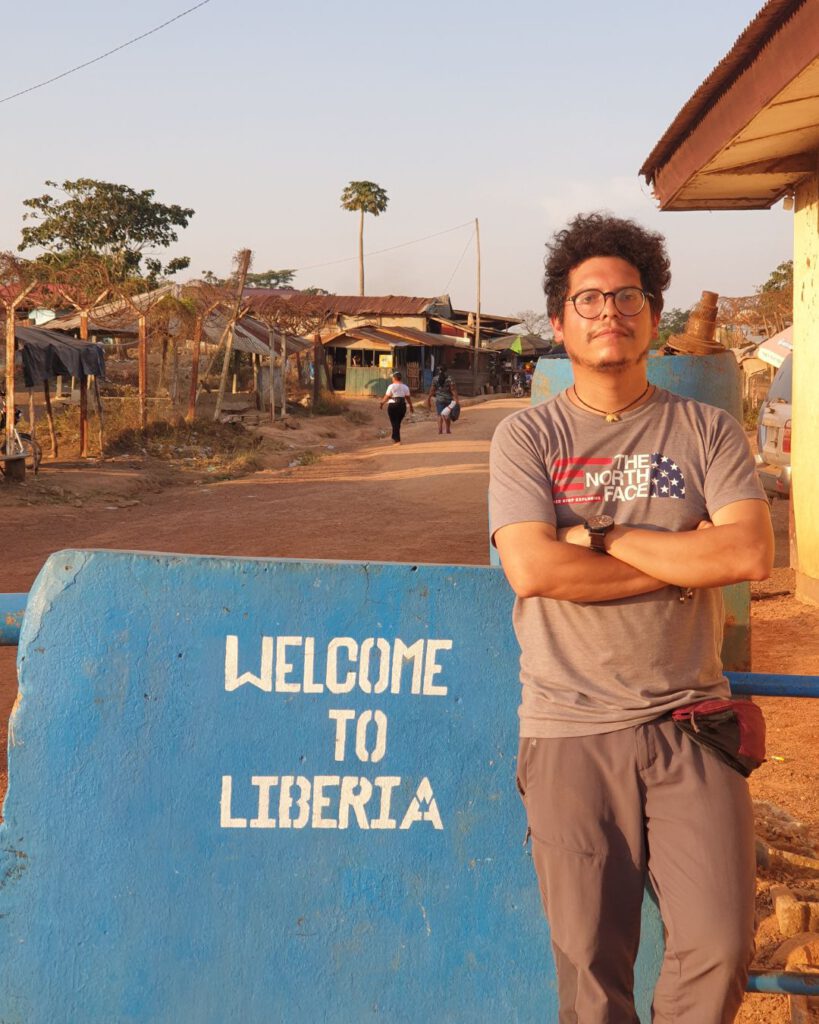 We spent a few days at the border between Liberia and Ivory Coast