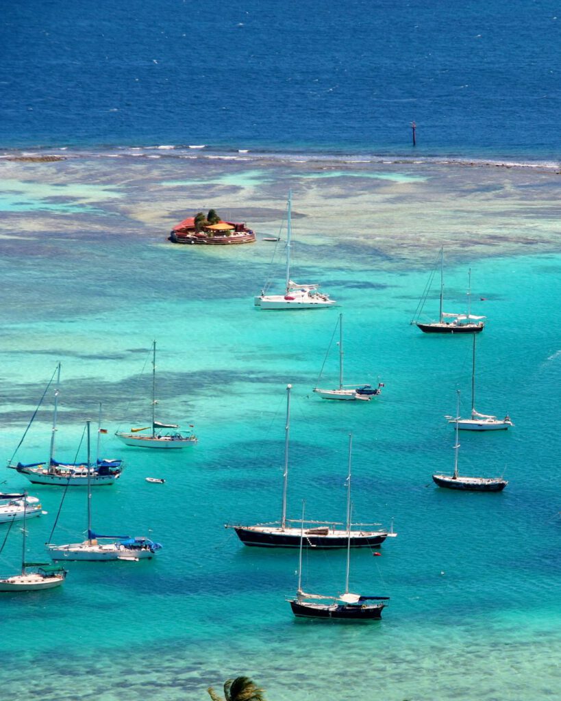 Expect to see crystal clear waters and lots of luxury boats