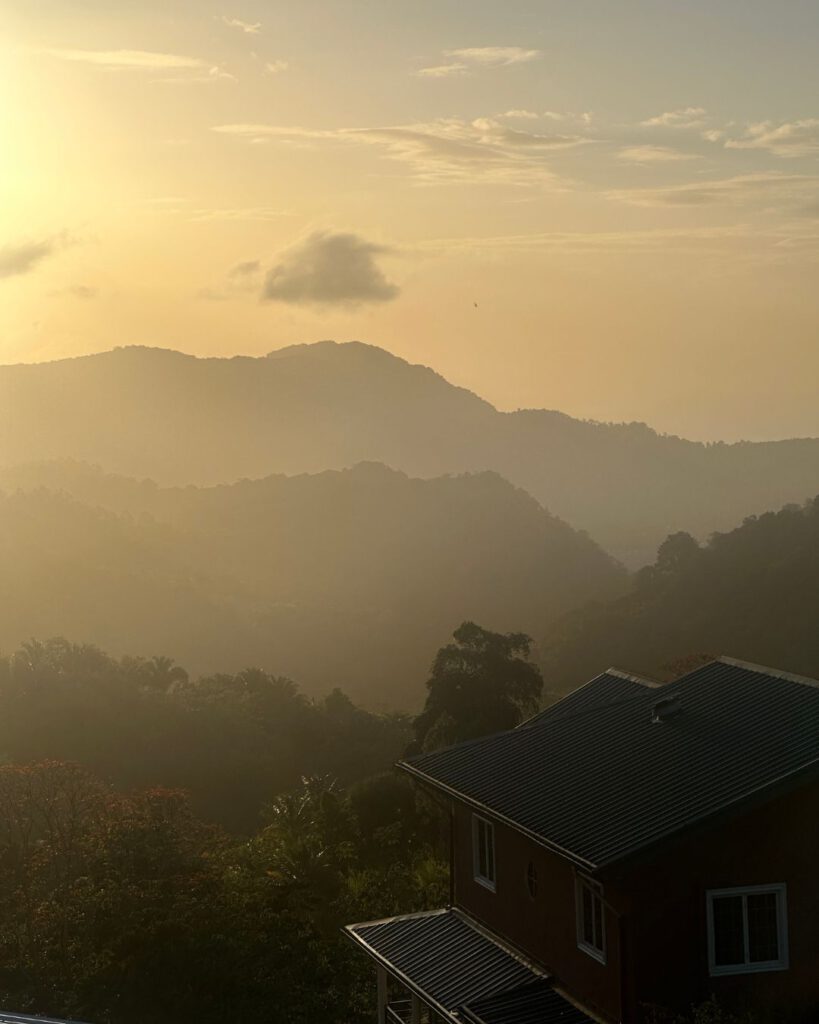 The landscapes of Trindad are full of mountains 