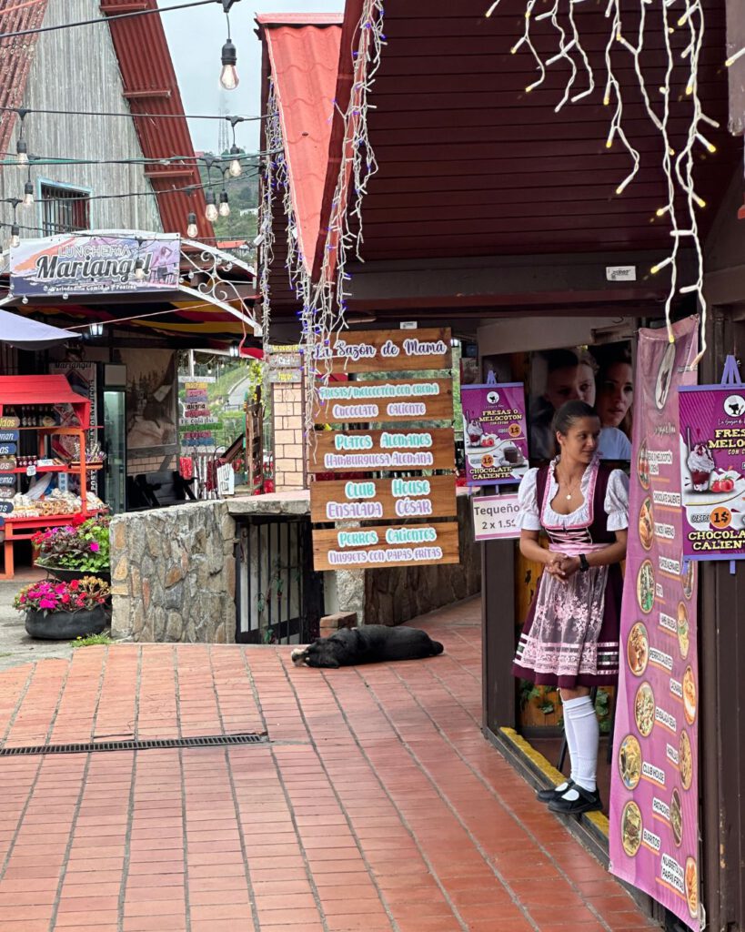 You can see lots of restaurants in Colonia Tovar