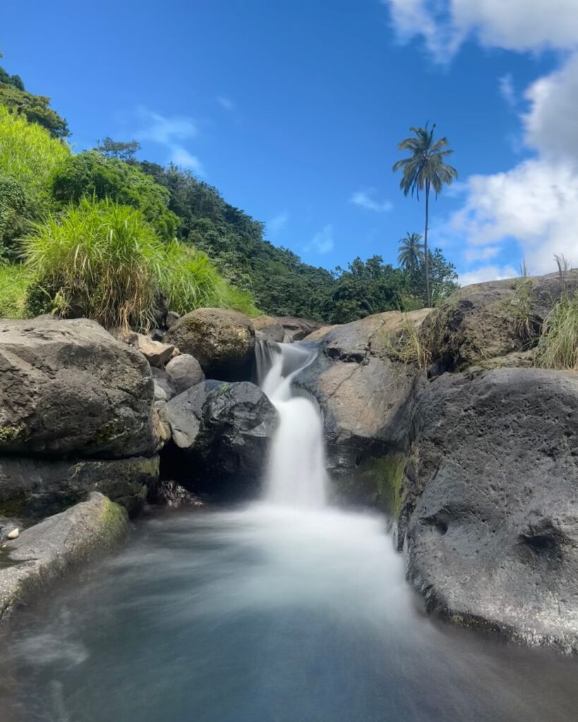 Some of the waterfalls in the West coast of St Vincent are completely untouched