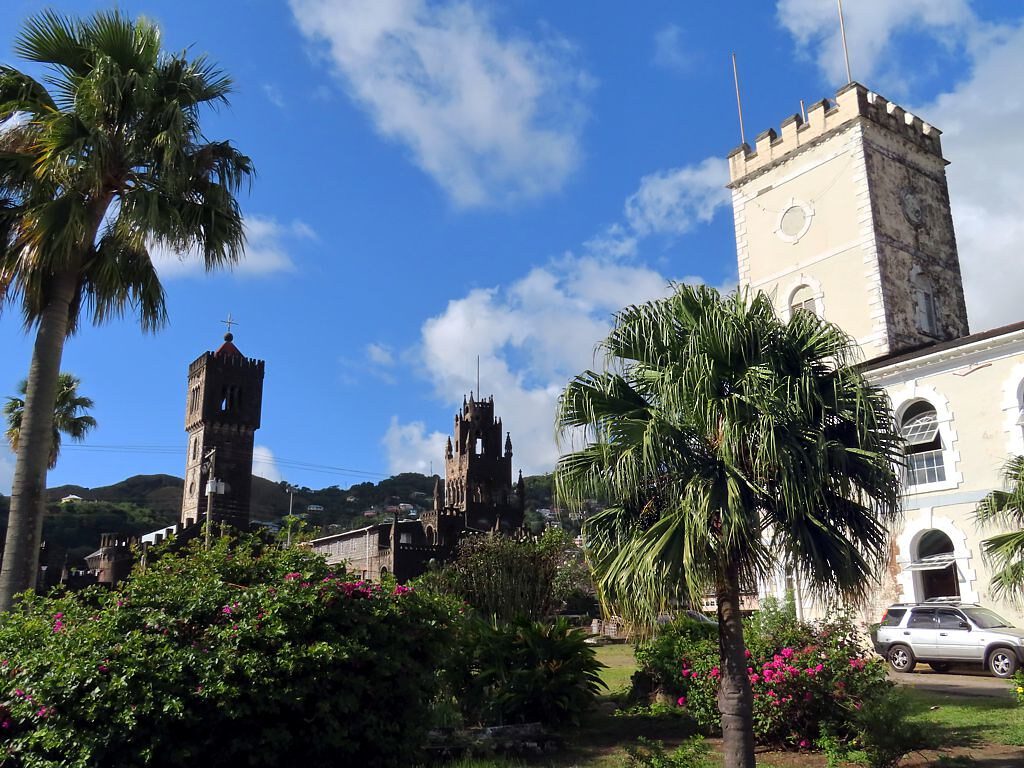 The two churches of Kingstown are a good example of the British heritage of St. Vincent. 