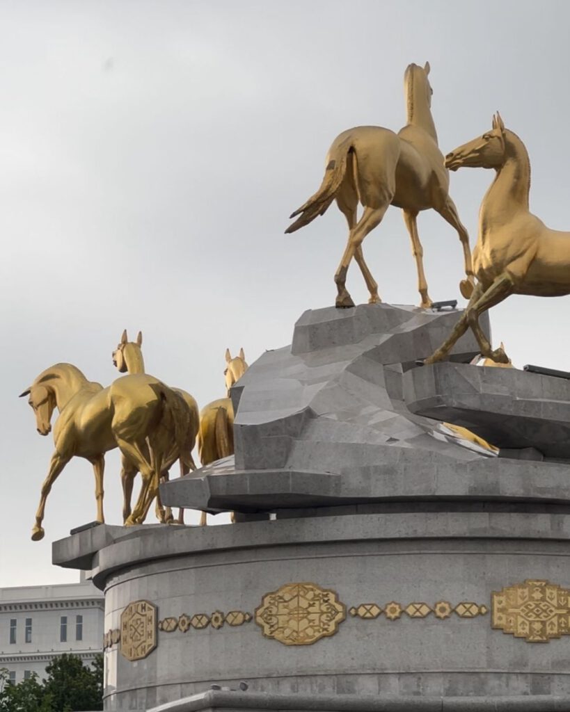 Ashgabat - Monument to Akhal-Teke Horses