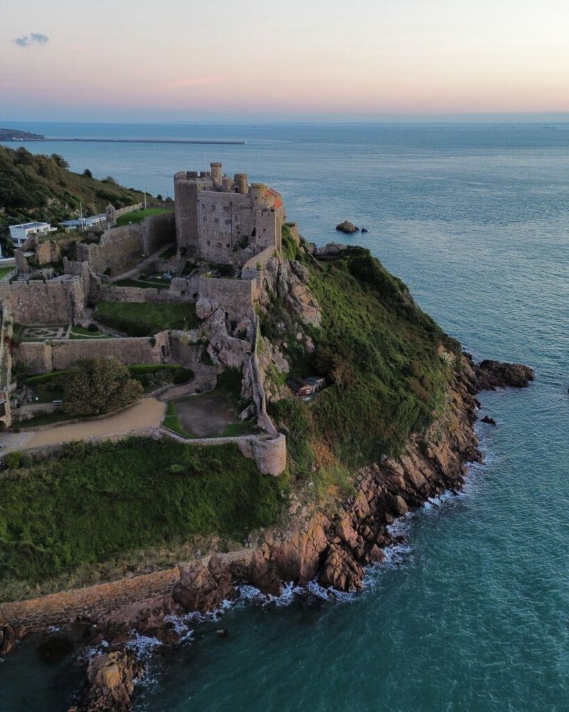 Mont Orgueil Castle: Standing above Gorey Harbor, this medieval castle boasts panoramic views and centuries-old architecture.