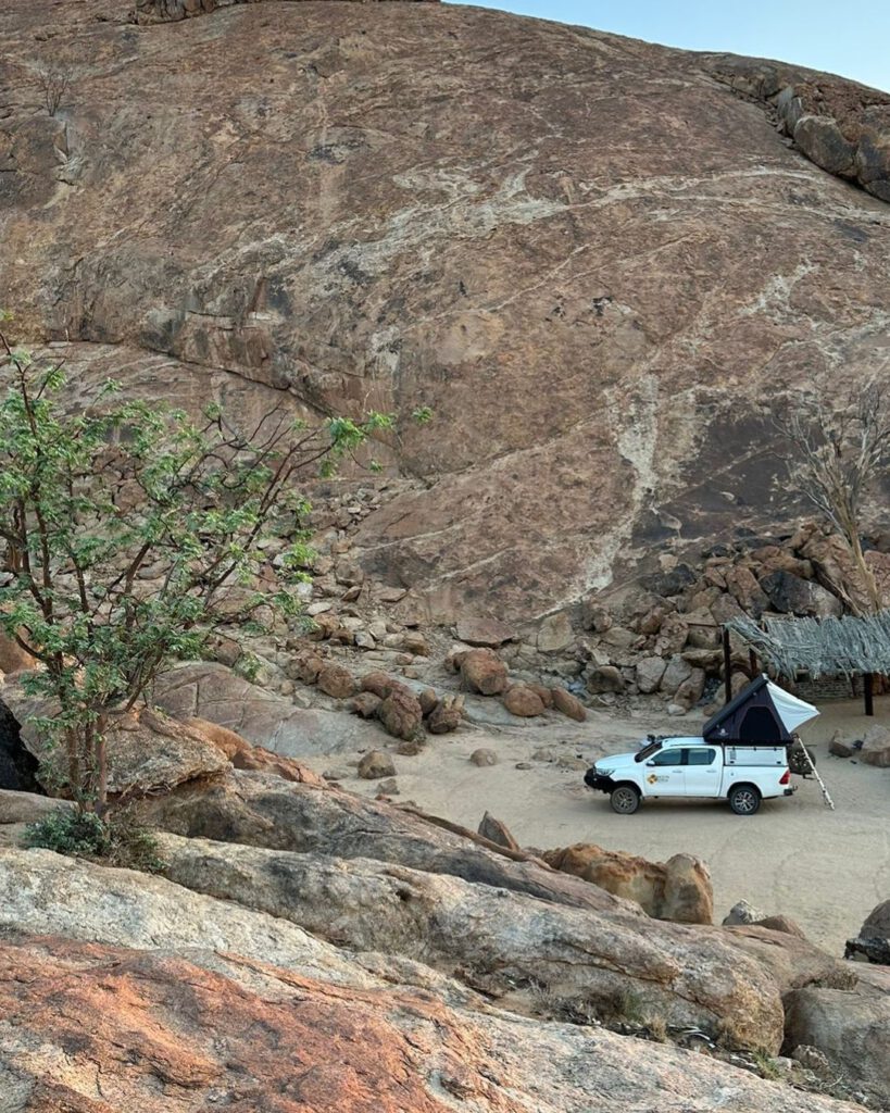 Africa on Wheels vehicle in Namibia