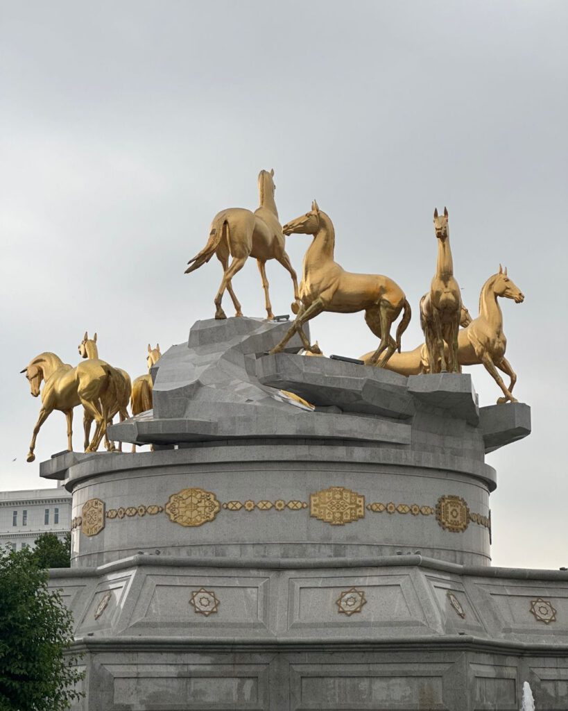 Ashgabat - Monument to Akhal-Teke Horses