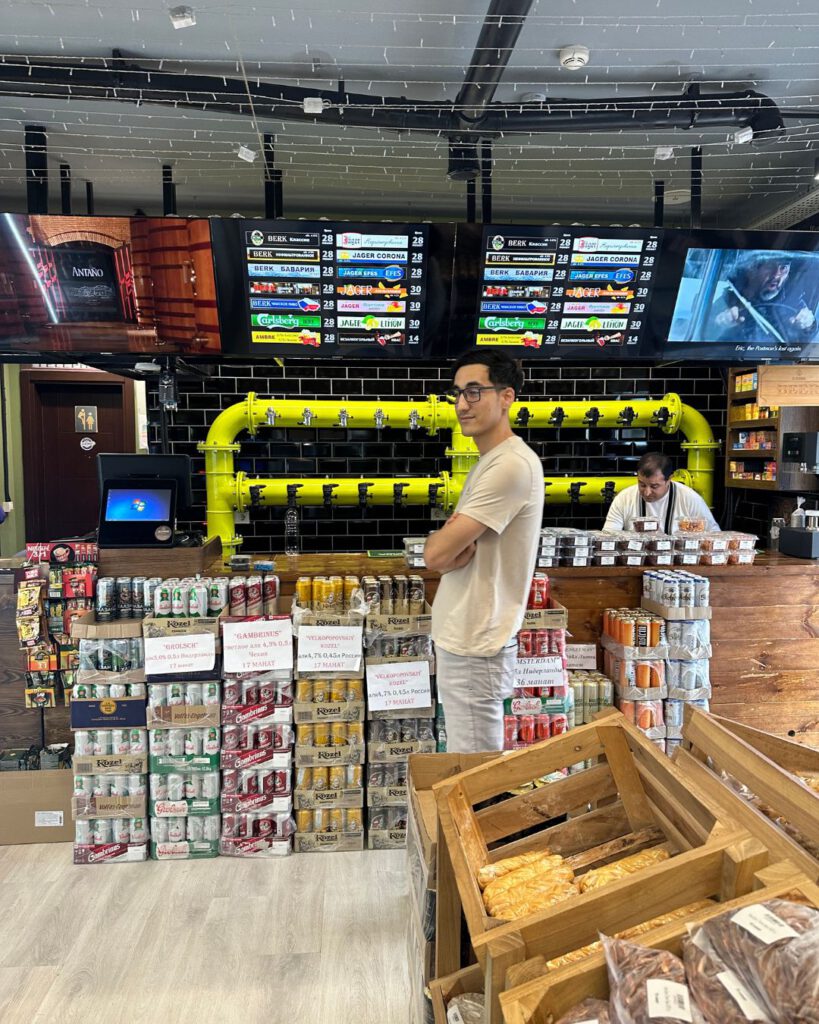 Craft beer shop in Turkmenistan - Ashgabat