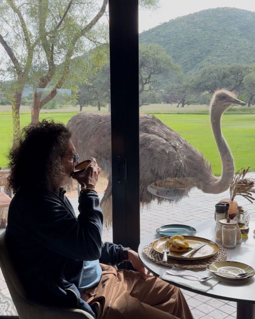 Okapuka Ranch at breakfast