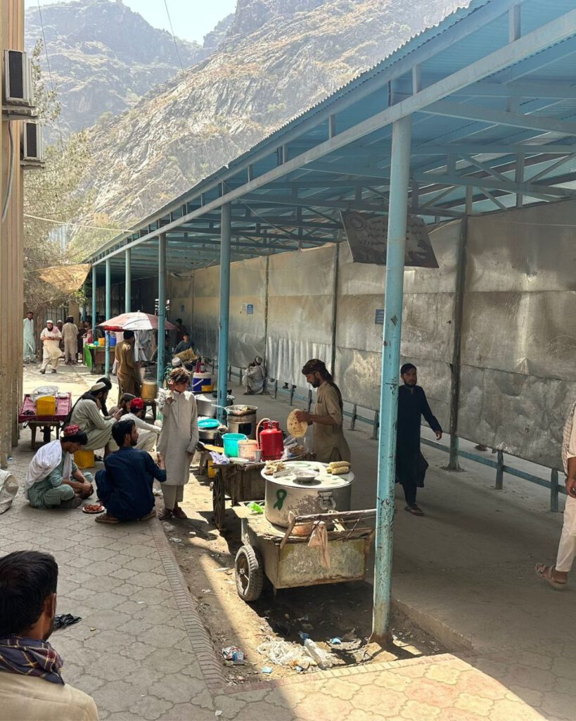 Border area in Torkham between Pakistan and Afghanistan. 