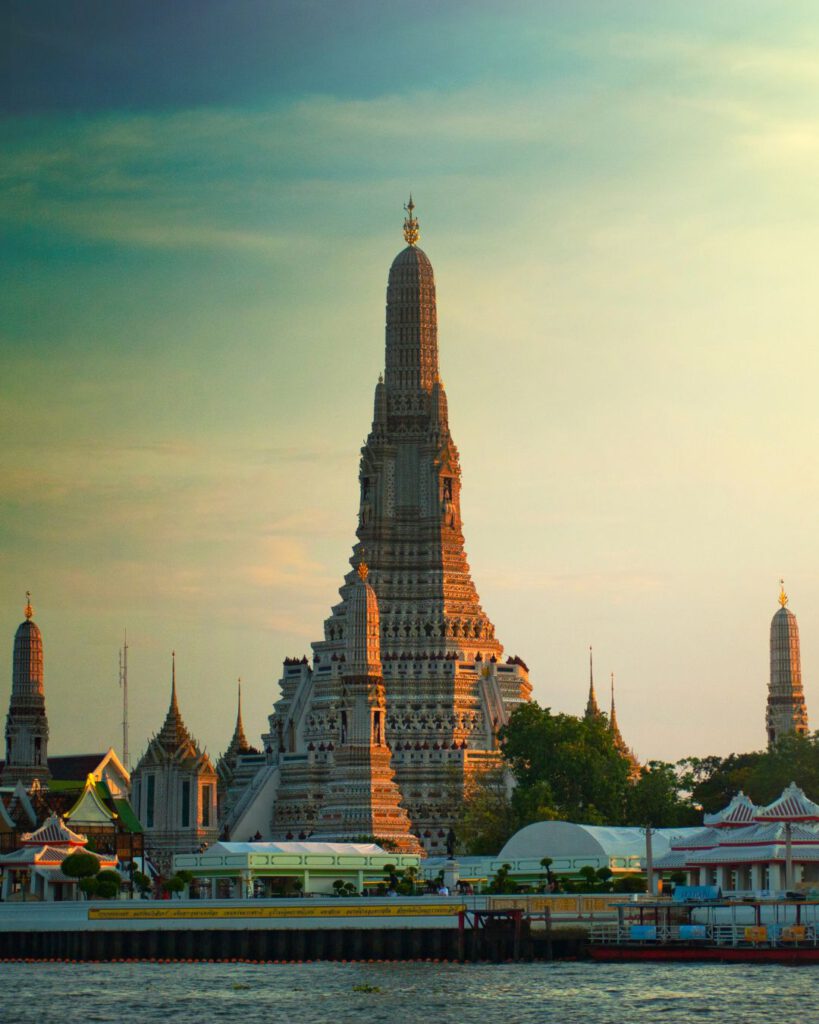 View of a pagoda in Bangkok