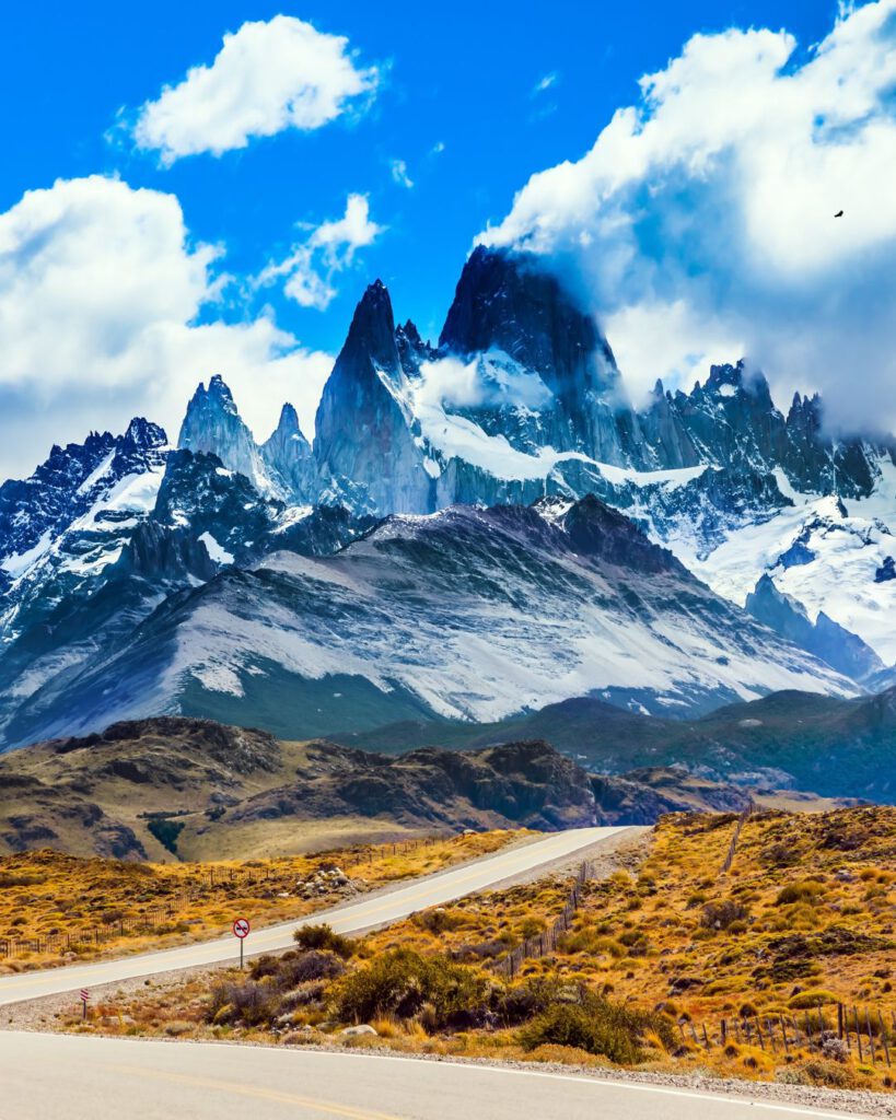 Fitz Roy mountains in Patagonia