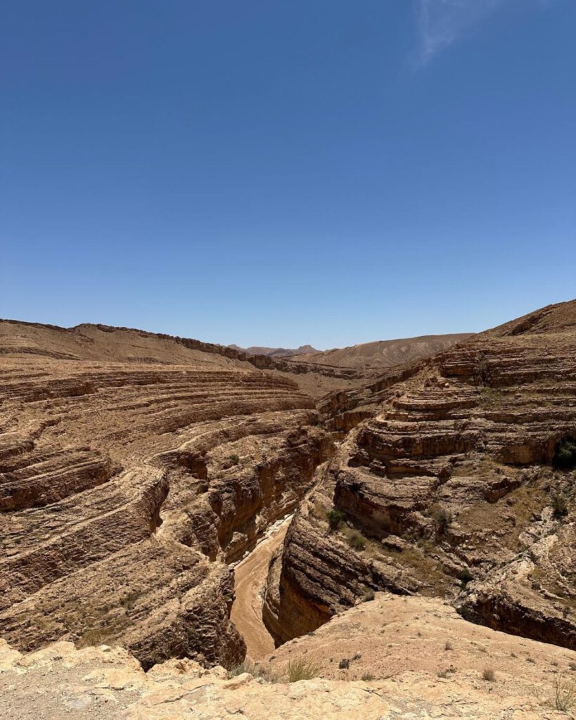 Gorge views in Tunisia