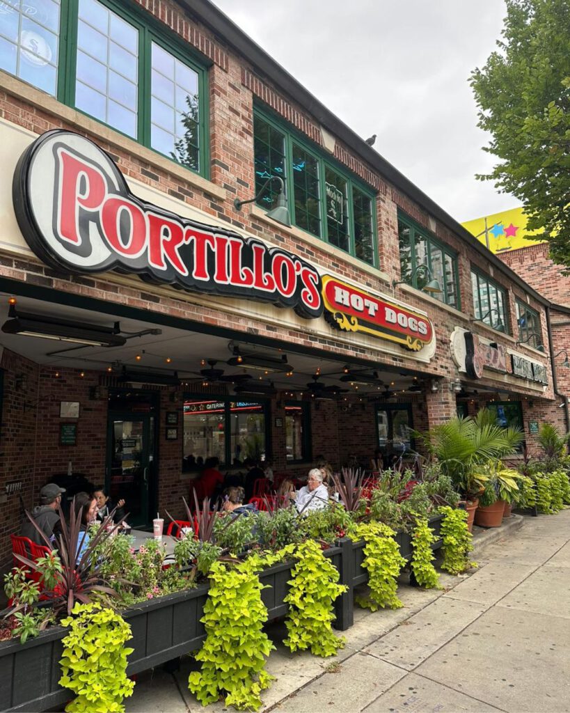 Chicago Hot Dog at Portillos