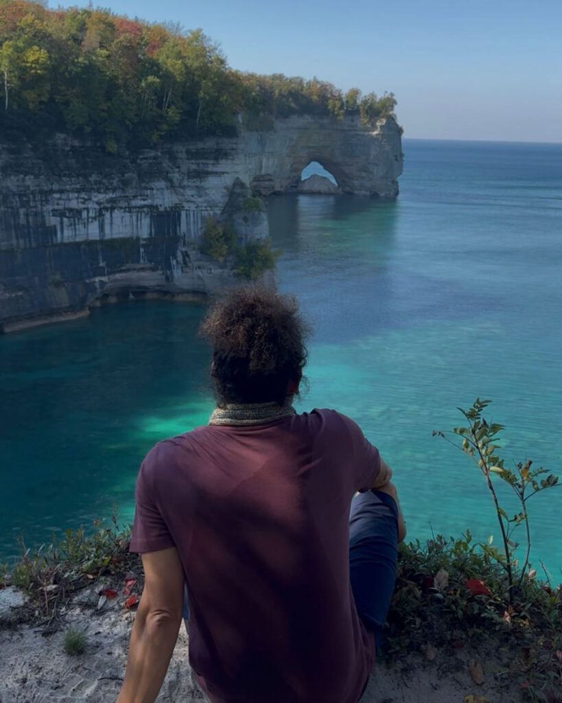 Pictured Rocks National Lakeshore is often associated with summer kayaking, but fall hiking here is quieter and arguably more beautiful.