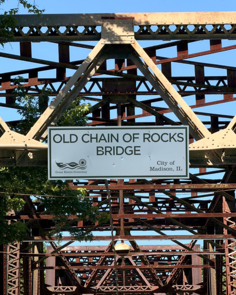 The Old Chain of Rocks Bridge